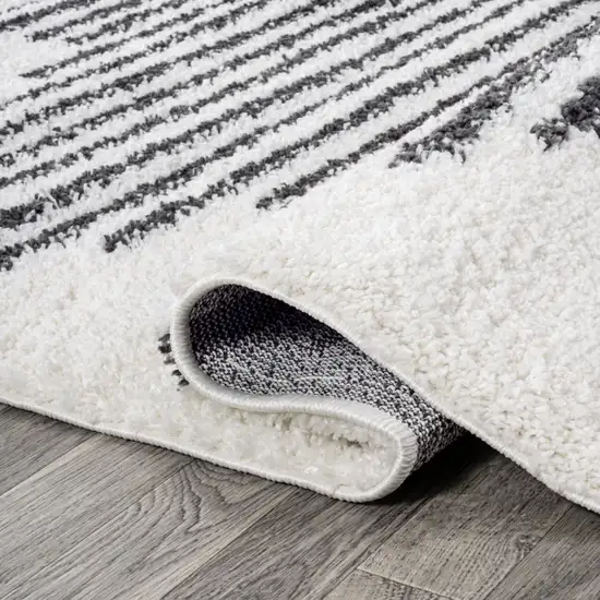 8' Striped Runner Rug Photo 7