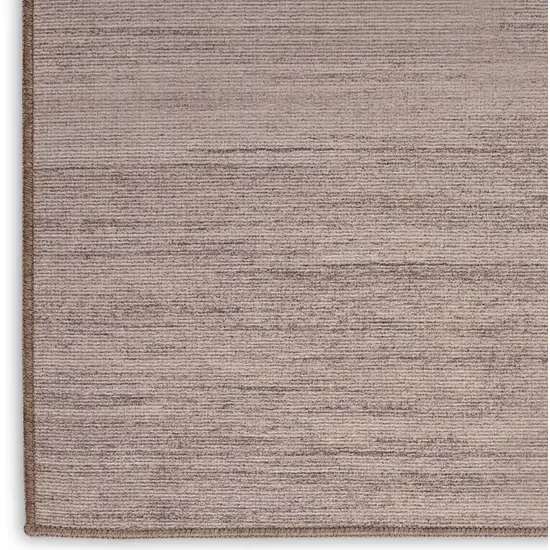 8' Tan Abstract Runner Rug Photo 8