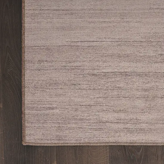 8' Tan Abstract Runner Rug Photo 9