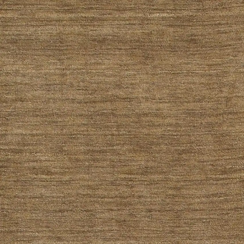 8' Tan Wool Hand Tufted Runner Rug Photo 6