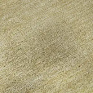 Photo of 8' Tan Yellow And Beige Striped Washable Area Rug With UV Protection
