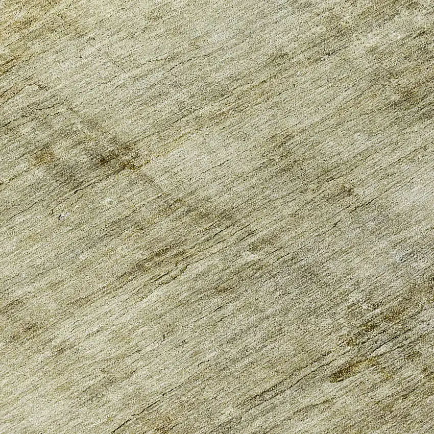 8' Taupe Beige And Chocolate Round Abstract Washable Indoor Outdoor Area Rug Photo 4