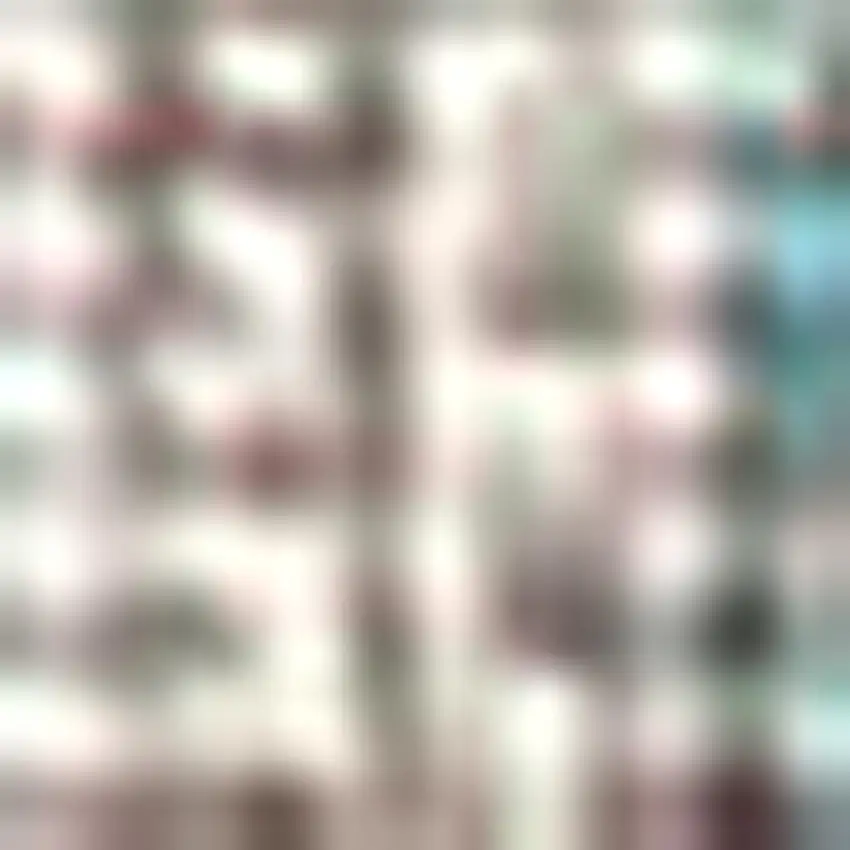 8' Teal Blue And Gray Medallion Indoor Outdoor Runner Rug Photo 2