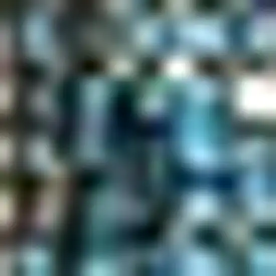 8' Teal Blue And Gray Medallion Indoor Outdoor Runner Rug Photo 2