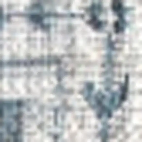 6' Teal Blue And Gray Square Medallion Indoor Outdoor Area Rug Photo 2