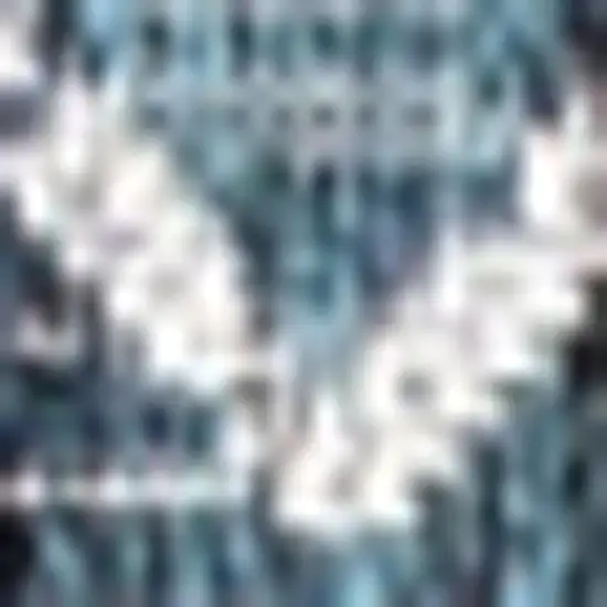 4' Teal Blue And Gray Square Trellis Indoor Outdoor Area Rug Photo 2