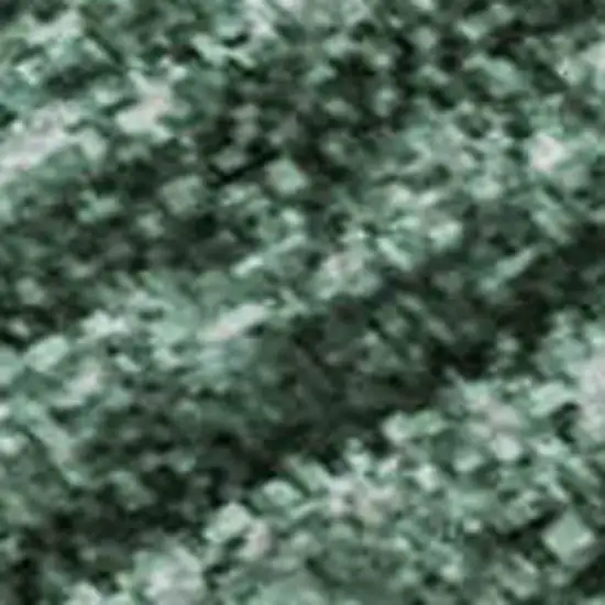 8' Teal Taupe And Sage Striped Washable Area Rug With UV Protection Photo 2