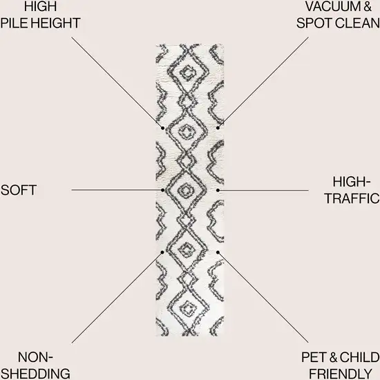 8' Trellis Runner Rug Photo 6