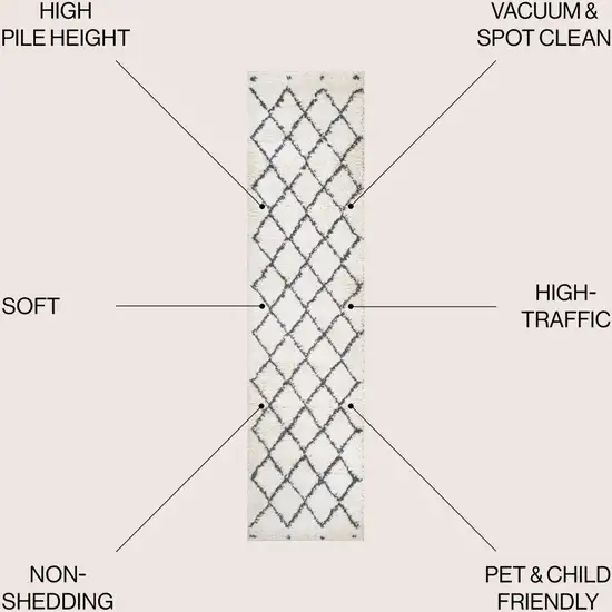 10' Trellis Runner Rug Photo 6