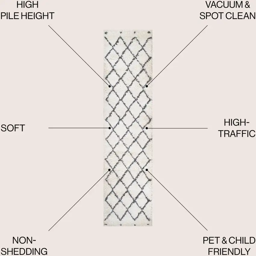 10' Trellis Runner Rug Photo 6