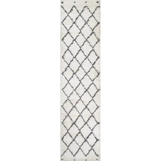 8' Trellis Runner Rug Photo 2