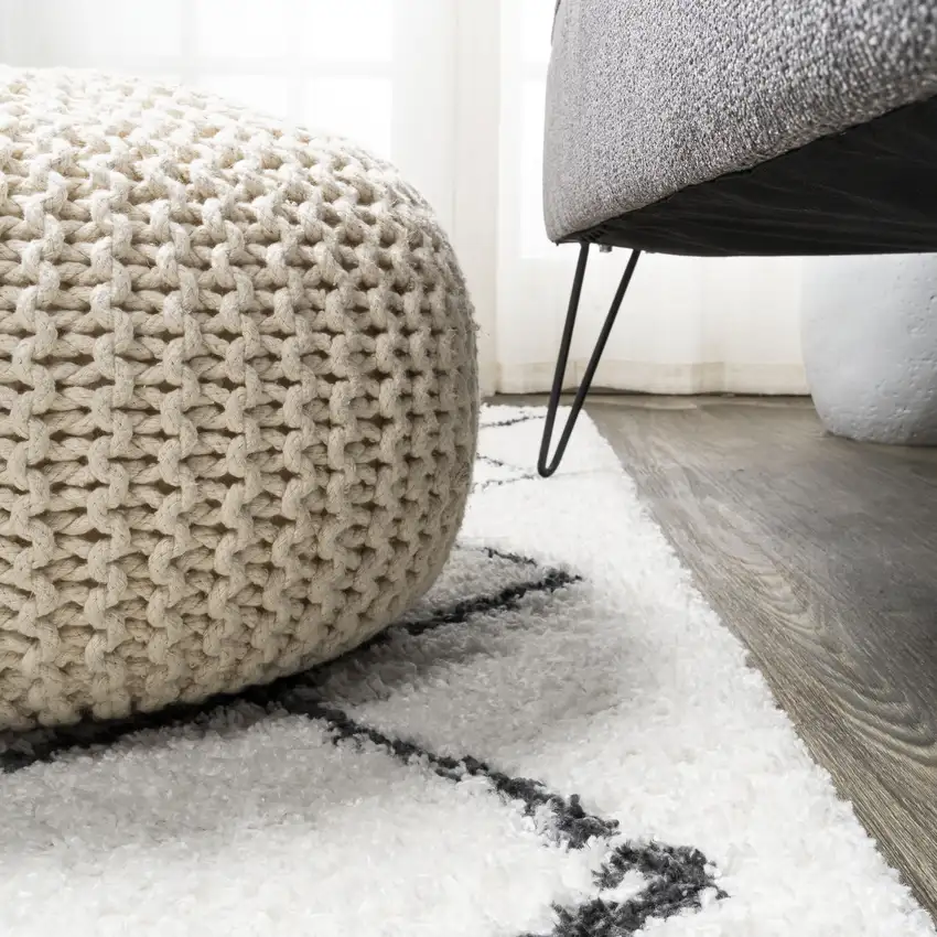 8' Trellis Runner Rug Photo 9