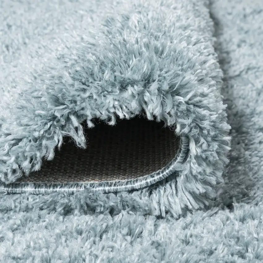 10' Turquoise Flatweave Runner Rug Photo 9