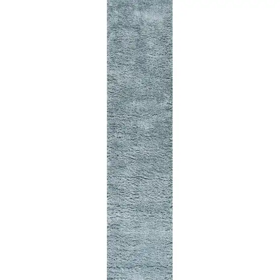 10' Turquoise Flatweave Runner Rug Photo 1