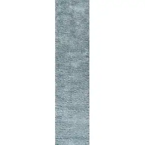 Photo of 10' Turquoise Flatweave Runner Rug