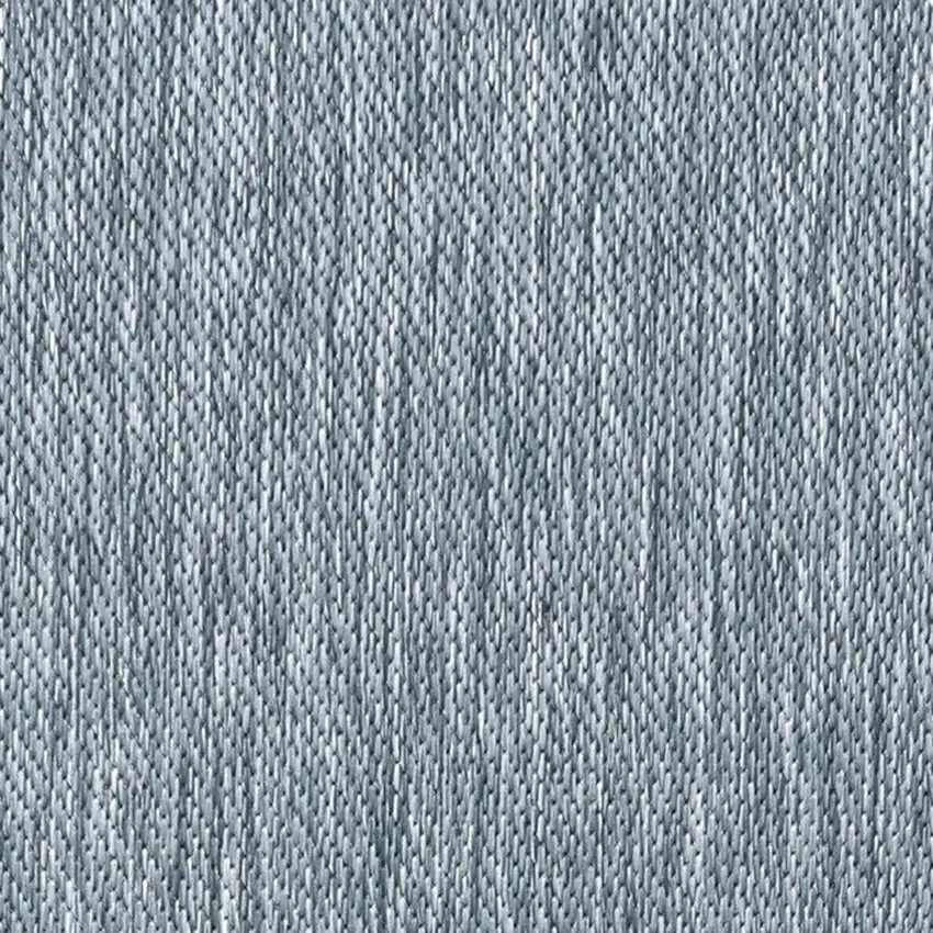 8' Turquoise Indoor Outdoor Runner Rug Photo 2