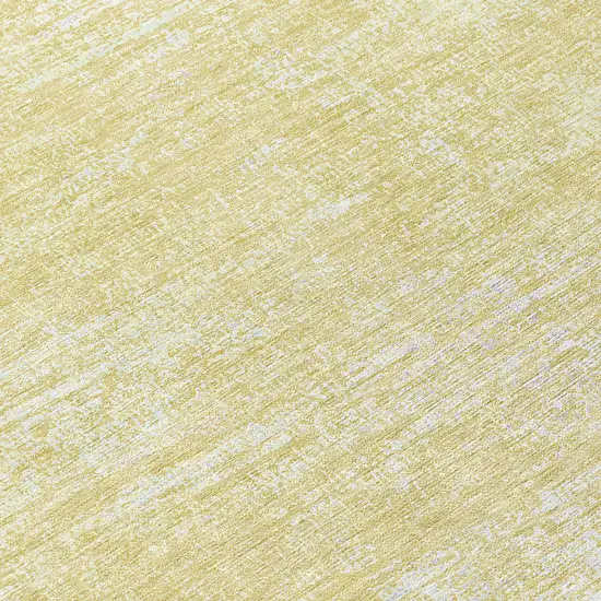 8' Wheat And Tan Round Abstract Washable Indoor Outdoor Area Rug Photo 8