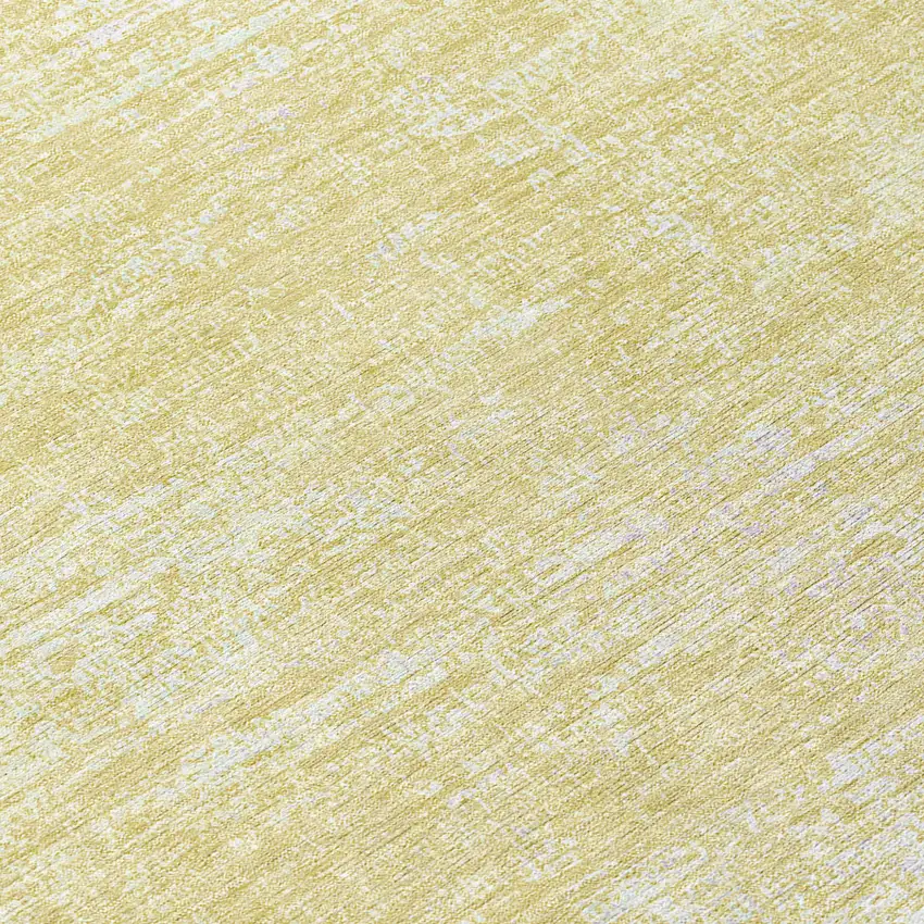 8' Wheat And Tan Round Abstract Washable Indoor Outdoor Area Rug Photo 8