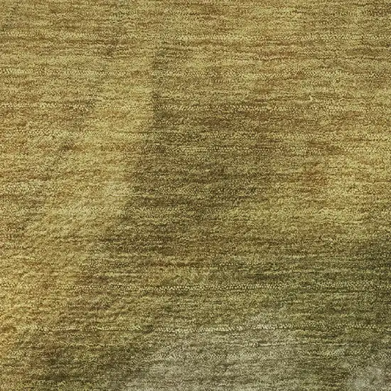 8' Wheat Gray And Beige Abstract Washable Round Rug With UV Protection Photo 9