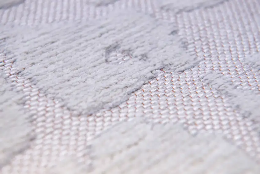 10' White Abstract Non Skid Area Rug Photo 8