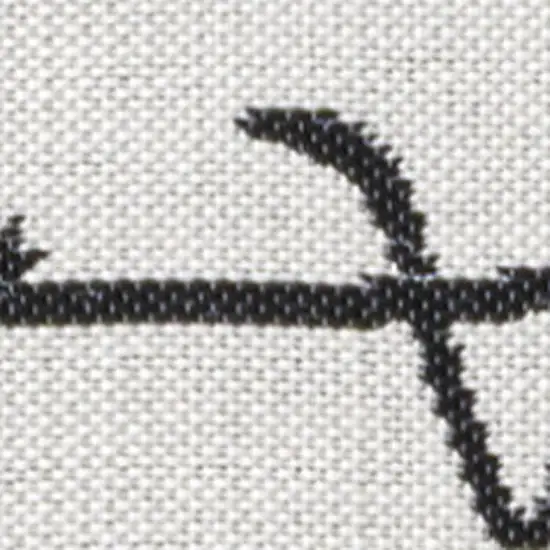 8' White And Black Animal Print Indoor Outdoor Runner Rug Photo 2