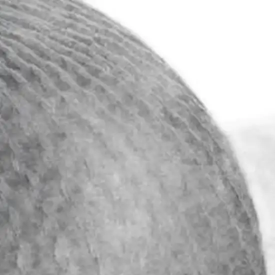 8' White Runner Rug With Fringe Photo 1