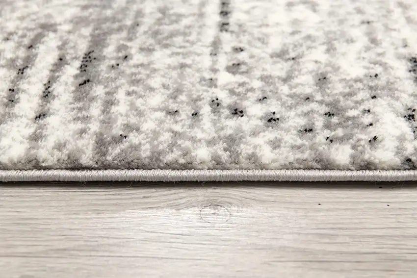 3' X 10' Abstract Power Loom Stain Resistant Area Rug Photo 6
