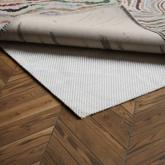 Beige Non Slip Rug Pad Photo 1