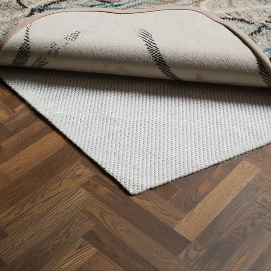 Beige Non Slip Rug Pad Photo 1