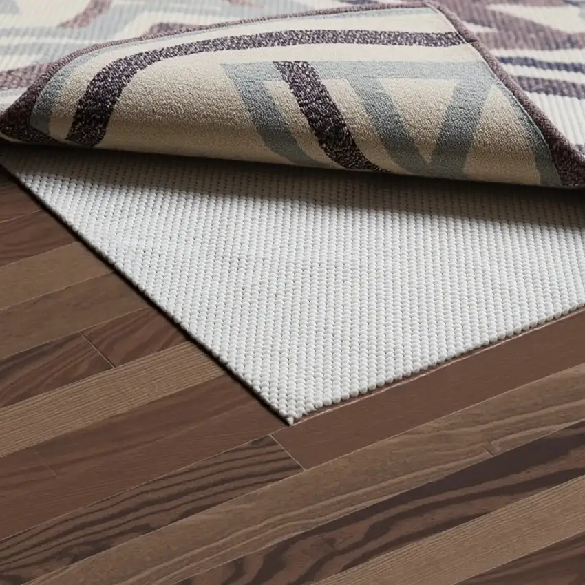 Beige Non Slip Rug Pad Photo 1