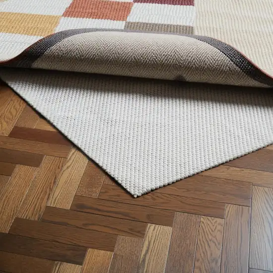 Beige Non Slip Rug Pad Photo 1