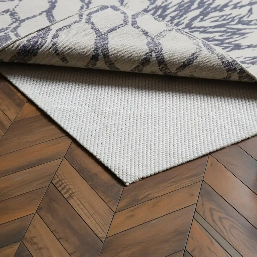 Beige Non Slip Rug Pad Photo 1