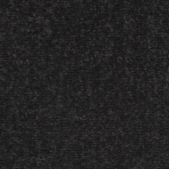 4' Black Round Indoor Outdoor Area Rug Photo 9