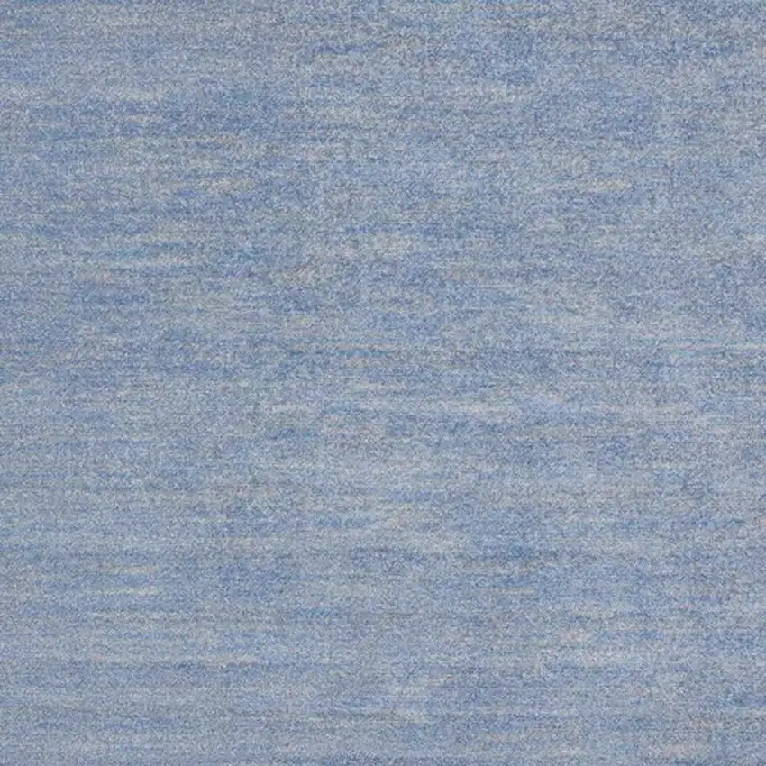 7' X 7' Blue And Grey Square Striped Non Skid Indoor Outdoor Area Rug Photo 5