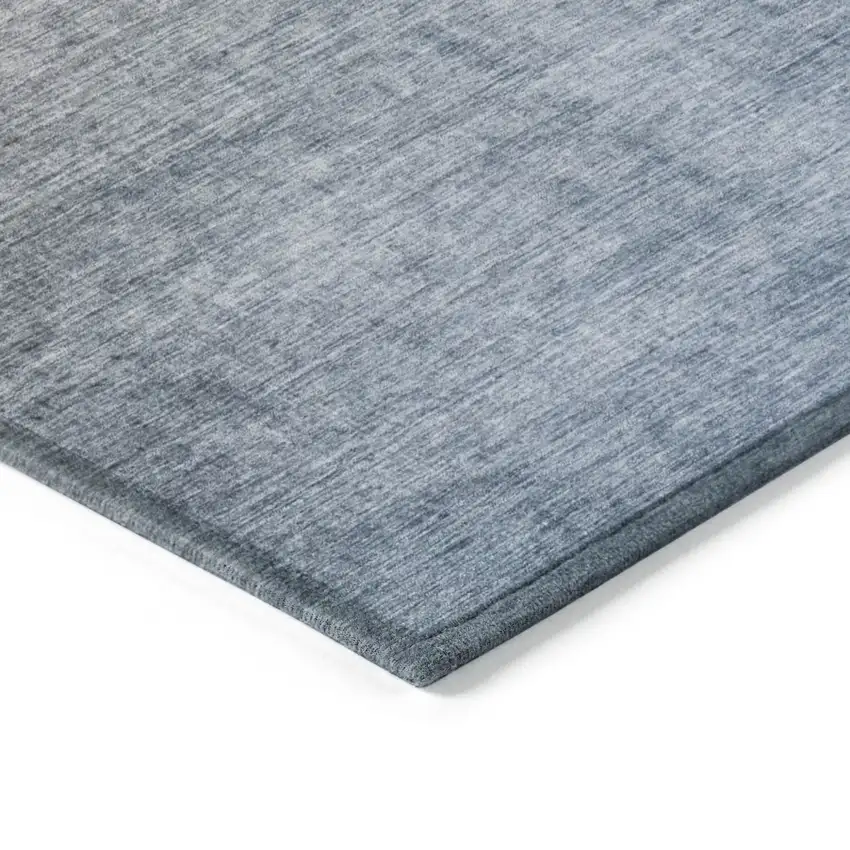 Blue and Green Ombre Washable Non Skid Indoor Outdoor Area Rug Photo 7