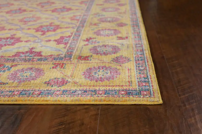 31 X 96 Gold Polypropylene Rug Photo 1