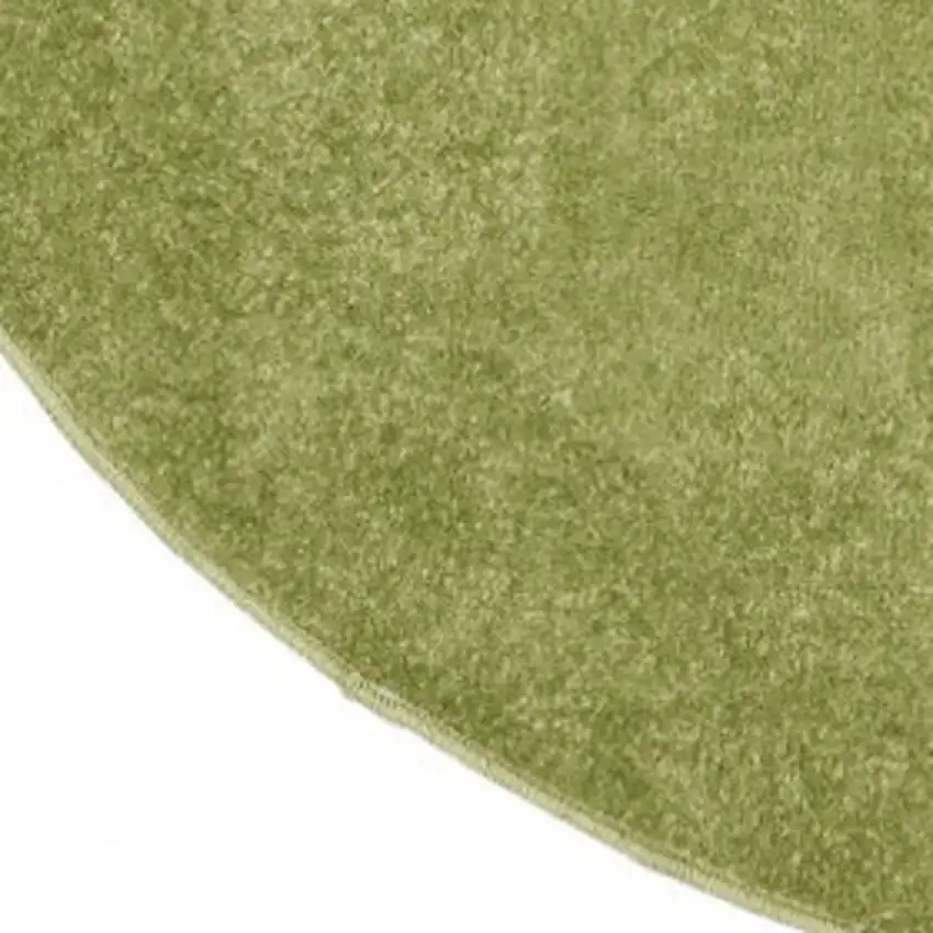 4' X 4' Green Round Non Skid Indoor Outdoor Area Rug Photo 4