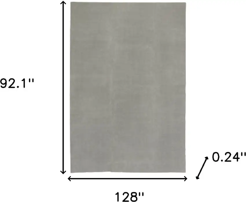 8' X 11' Grey Non Slip Rug Pad Photo 7