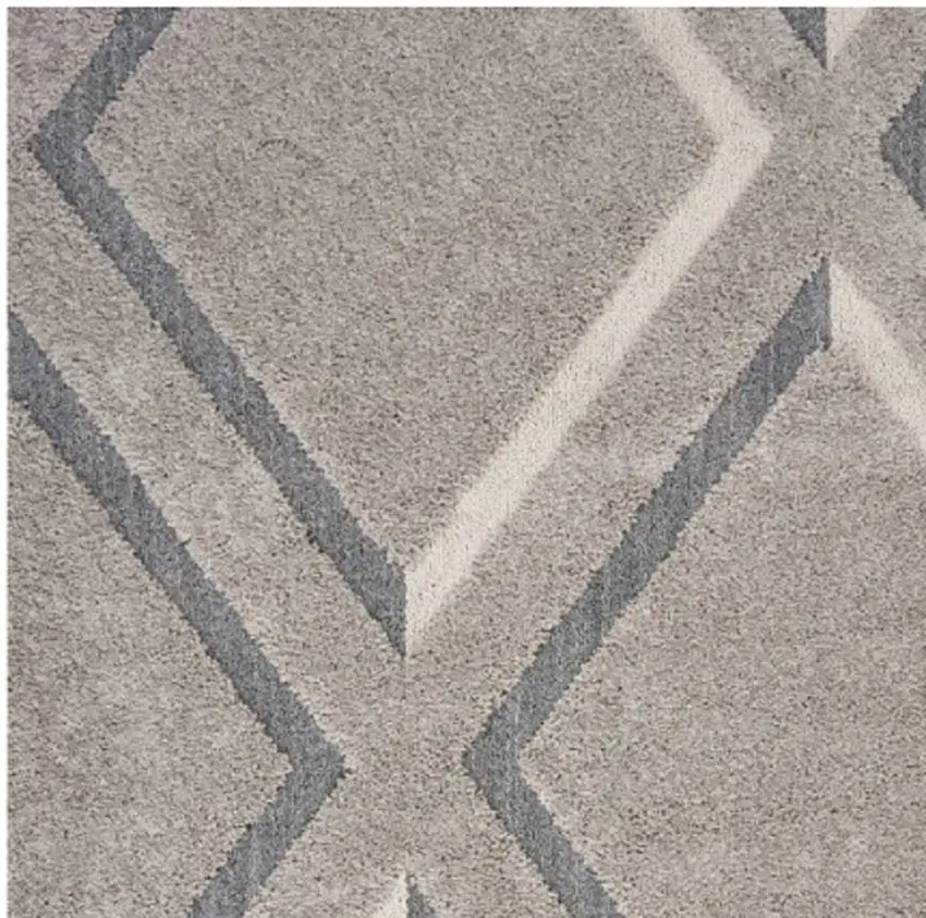 Grey Polypropylene Rug Photo 5