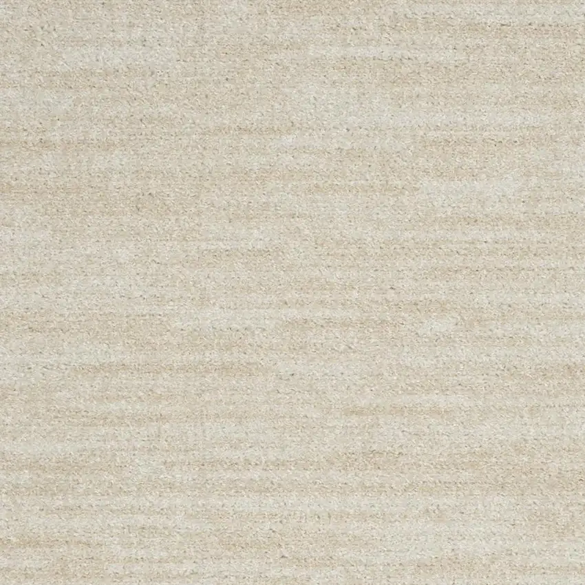 Beige And Ivory Indoor Outdoor Runner Rug Photo 3