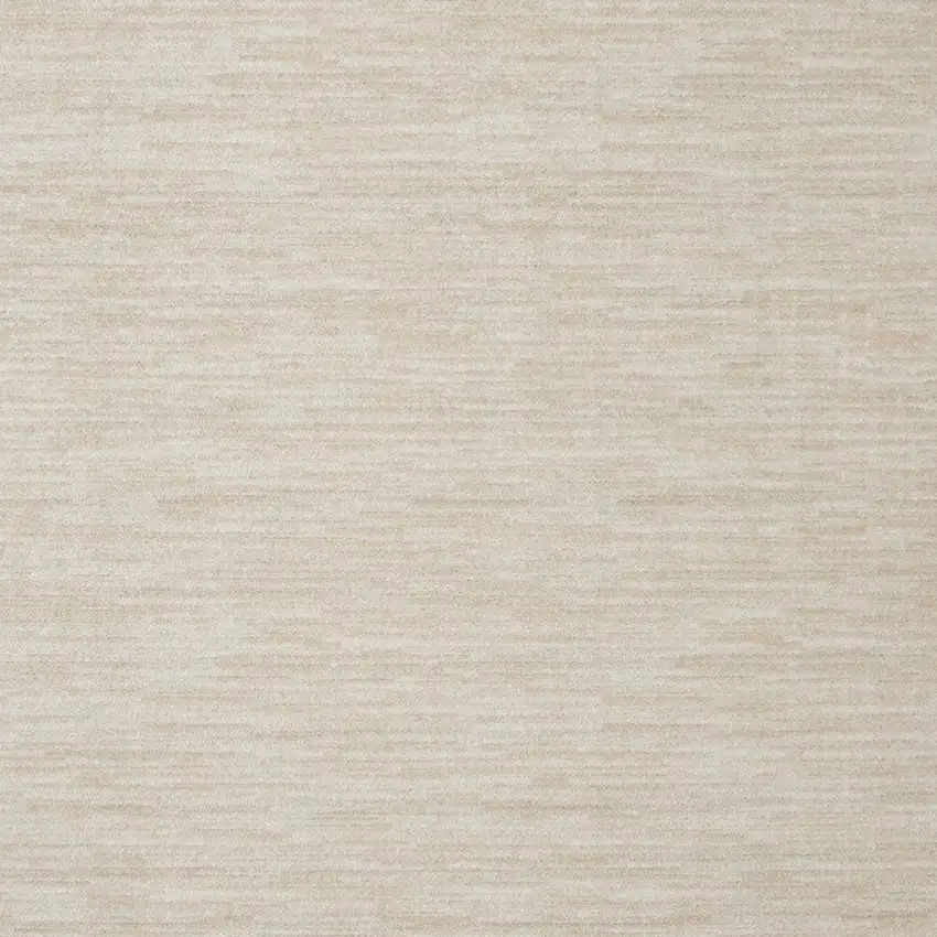 7' X 7' Ivory And Beige Square Non Skid Indoor Outdoor Area Rug Photo 6