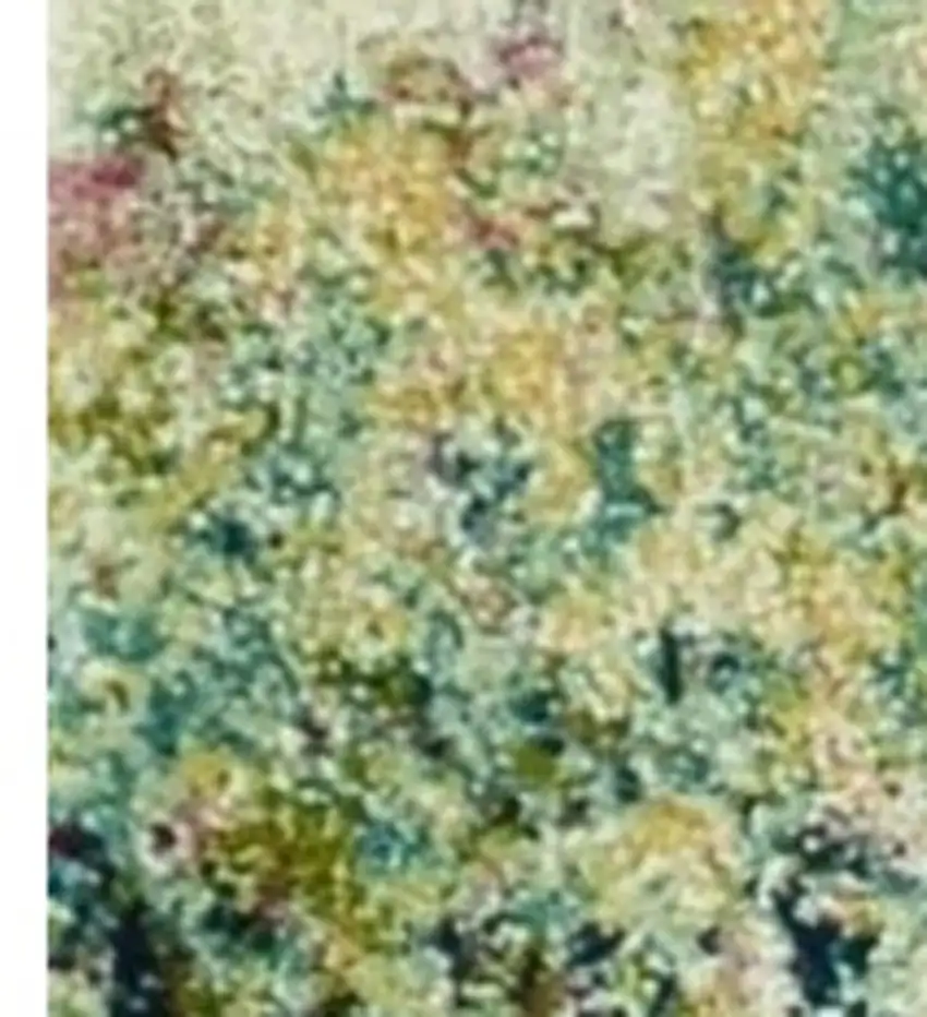 3'X5' Ivory Machine Woven Abstract Splatter Indoor Area Rug Photo 6