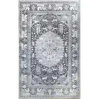 Photo of 5' X 7' Medallion Stain Resistant Area Rug