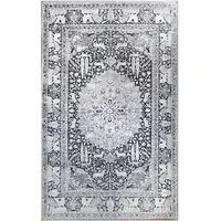 Photo of 7' X 9' Medallion Stain Resistant Area Rug