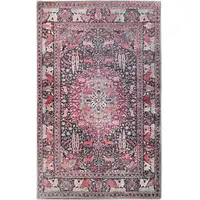 Photo of 7' X 9' Medallion Stain Resistant Area Rug
