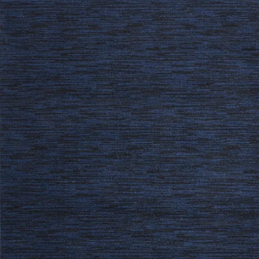 7' Midnight Blue Square Indoor Outdoor Area Rug Photo 4
