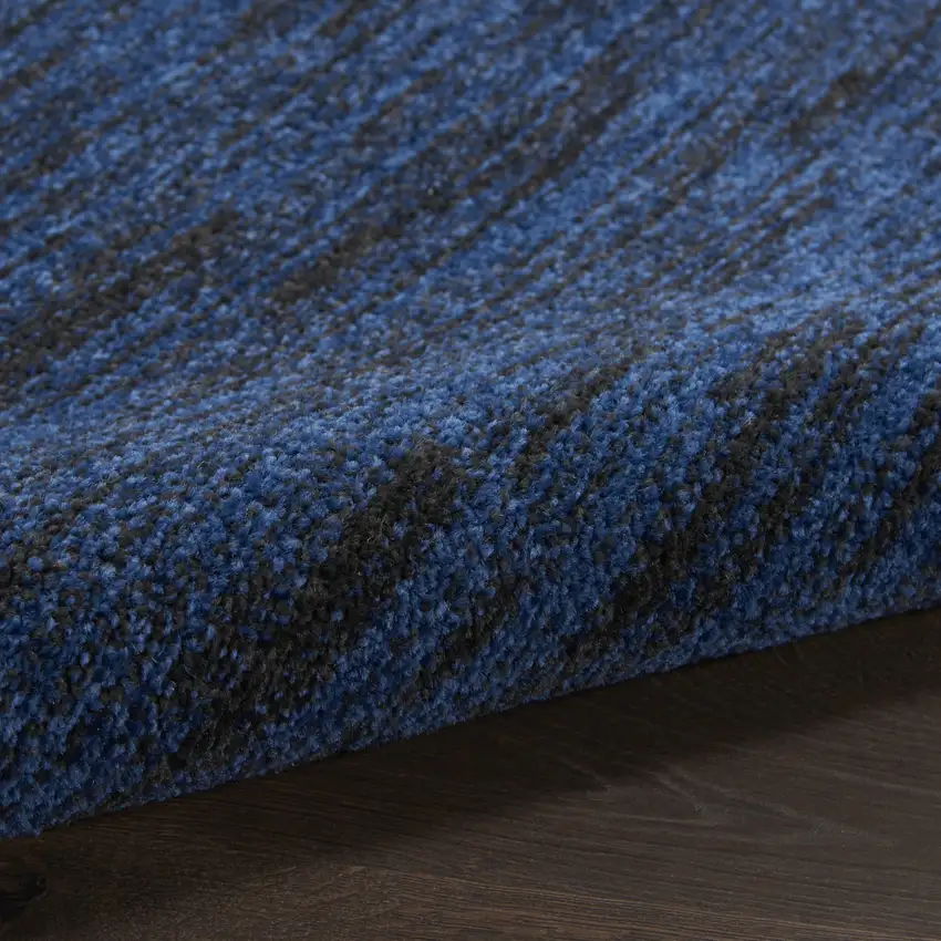 7' Midnight Blue Square Indoor Outdoor Area Rug Photo 9