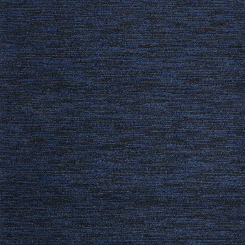 7' Midnight Blue Square Indoor Outdoor Area Rug Photo 5