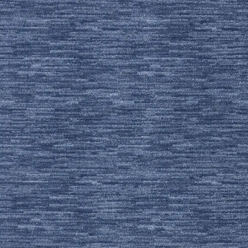 7' X 7' Navy Blue Square Non Skid Indoor Outdoor Area Rug Photo 3
