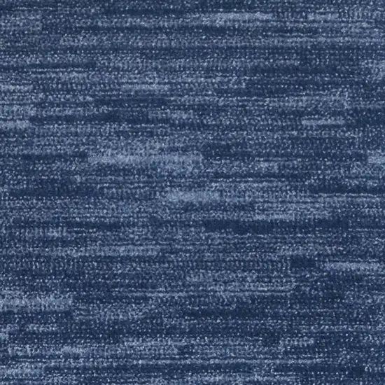 2' X 6' Navy Non Skid Indoor Outdoor Runner Rug Photo 3